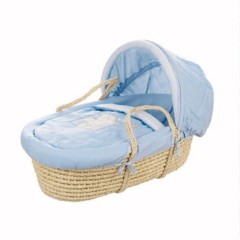 Obaby B Is For Bear Moses Basket - Blue