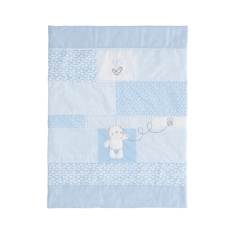 Obaby B Is For Bear Moses Basket - Blue - Blanket