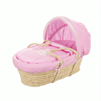 Obaby B Is For Bear Moses Basket - Pink