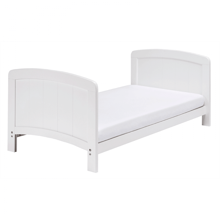 East Coast Venice Cot Bed - White - Toddler Bed