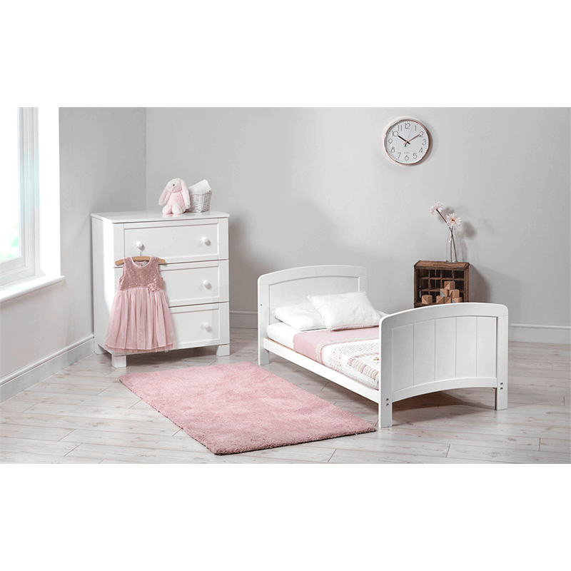 East Coast Venice Cot Bed - White