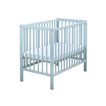 East Coast Carolina Space-Saving Cot & Mattress - Blue