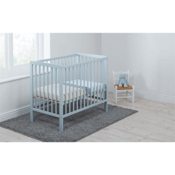 East Coast Carolina Space-Saving Cot & Mattress - Blue - Lifestyle