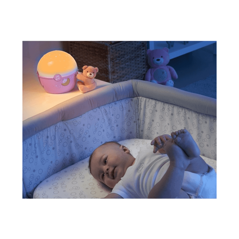 Chicco Next2Stars Baby Night Light Projector - Pink