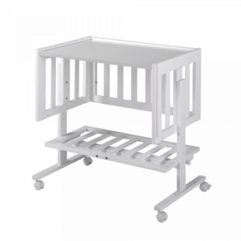 Lapsi Cododo Co-Sleeping Crib - White - Desk