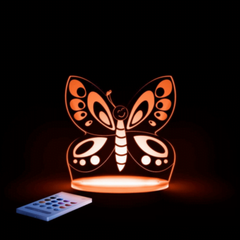Aloka SleepyLights Nursery Night Light - Butterfly - Orange