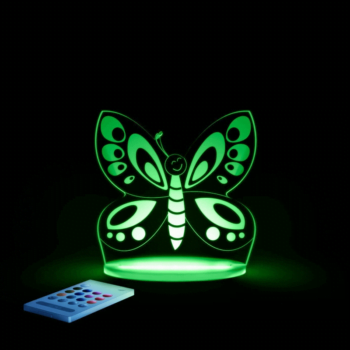 Aloka SleepyLights Nursery Night Light - Butterfly - Green