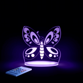 Aloka SleepyLights Nursery Night Light - Butterfly - Purple