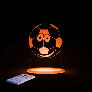 Aloka SleepyLights Nursery Night Light - Football - Orange