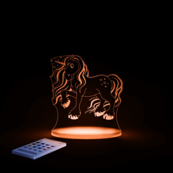 Aloka SleepyLights Nursery Night Light - Unicorn - Orange