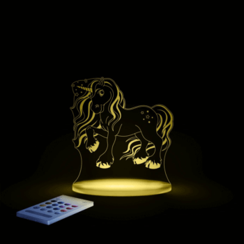 Aloka SleepyLights Nursery Night Light - Unicorn - Yellow