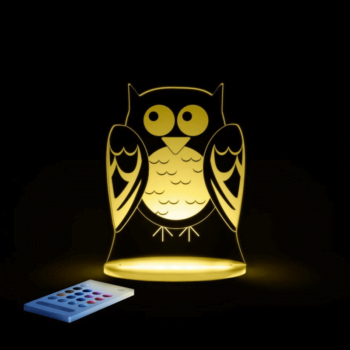 Aloka SleepyLights Nursery Night Light - Owl - Yellow