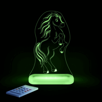 Aloka SleepyLights Nursery Night Light - Pony - Green