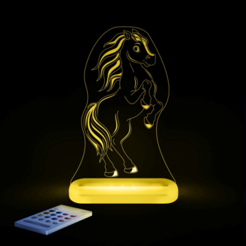 Aloka SleepyLights Nursery Night Light - Pony - Yellow