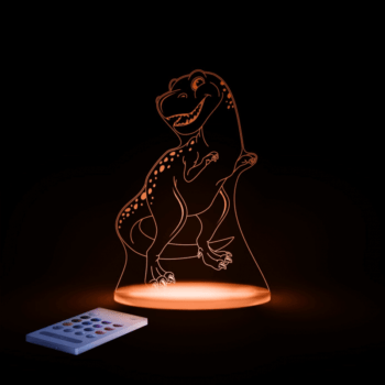 Aloka SleepyLights Nursery Night Light - T-Rex - Orange