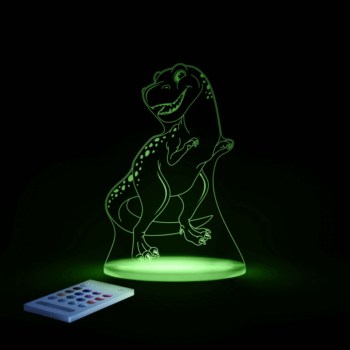 Aloka SleepyLights Nursery Night Light - T-Rex - Green