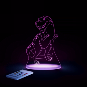 Aloka SleepyLights Nursery Night Light - T-Rex - Pink