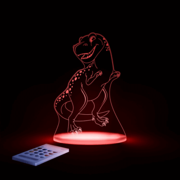Aloka SleepyLights Nursery Night Light - T-Rex - Red