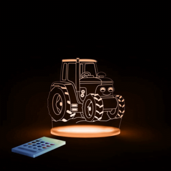 Aloka SleepyLights Nursery Night Light - Tractor - Orange