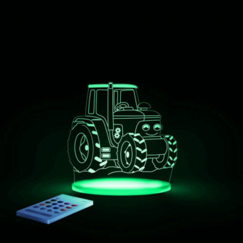 Aloka SleepyLights Nursery Night Light - Tractor - Green