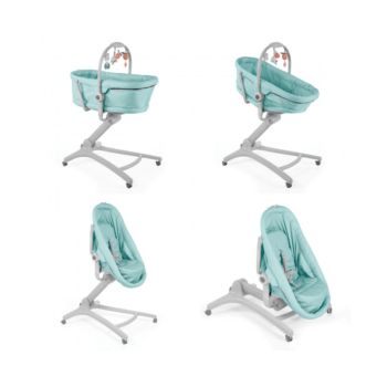 Chicco Baby Hug 4-in-1 Crib - Aquarelle - Positions