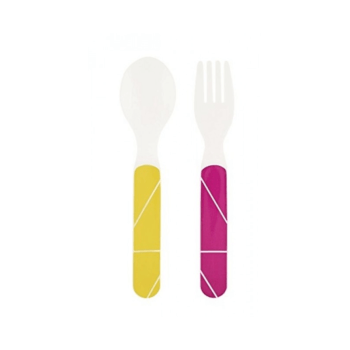 Babymoov Anti-Slip Feeding Set - Peach Cutlery