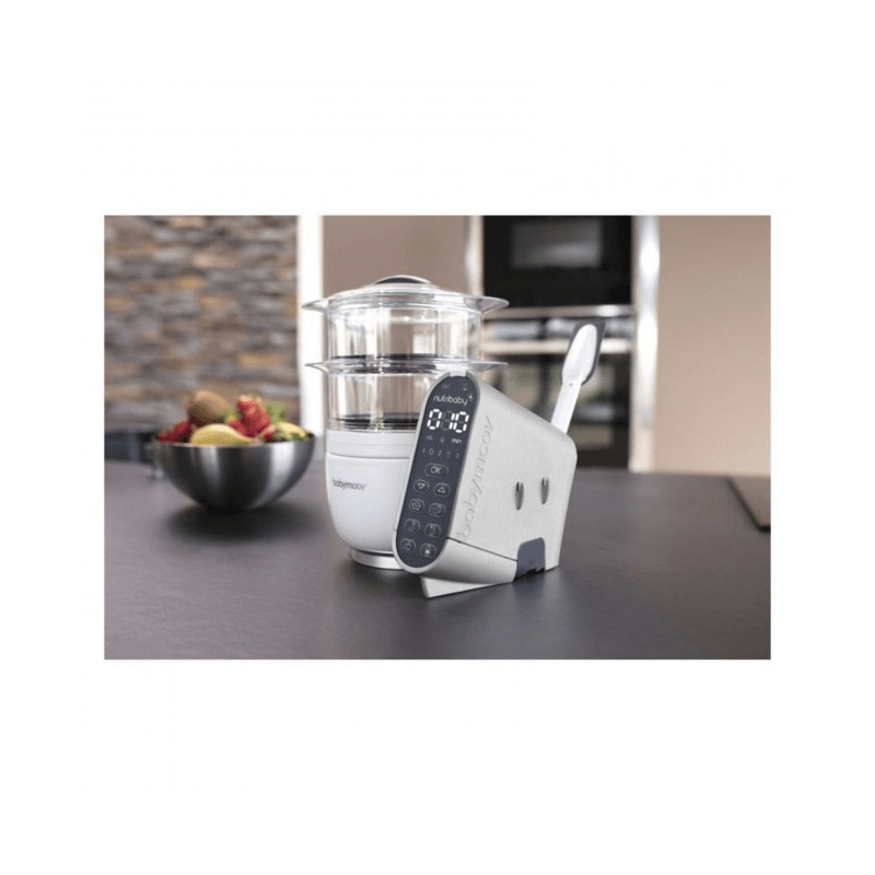 Babymoov Nutribaby Food Processor Cover - Brushed Aluminium