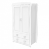 Babymore Bel Wardrobe - White-2