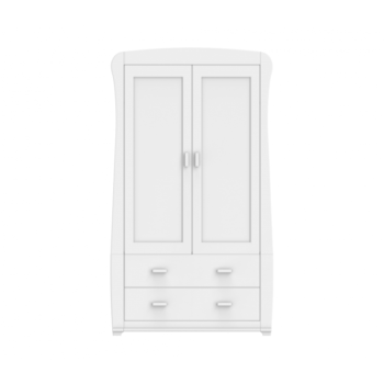 Babymore Bel Wardrobe - White-3 wider view