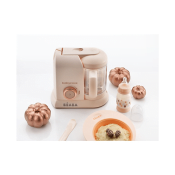 Beaba Babycook 4-in-1 Baby Food Maker - Rose Gold Table