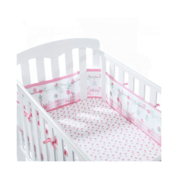 BreathableBaby 4 Sided Cot Wrap - English Garden