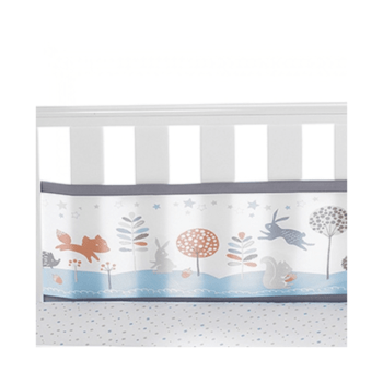 BreathableBaby Four-Sided Cot Wrap - Enchanted Forest Design