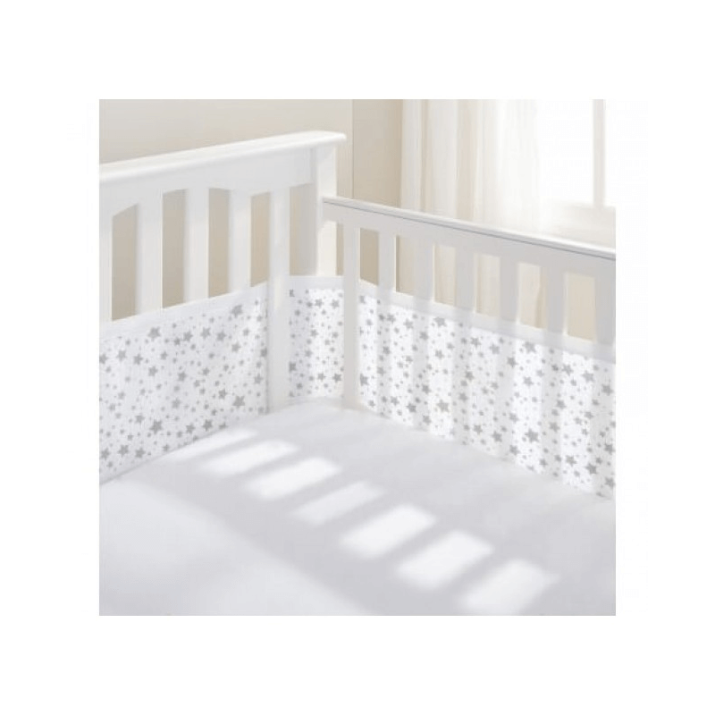 BreathableBaby Mesh Cot Liner - Twinkle Blue