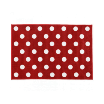 Carpet Runners Playmat - Red with White Polka Dot