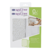Chicco Next2Me Crib Set of 2 Fitted Sheets - Light Grey Box