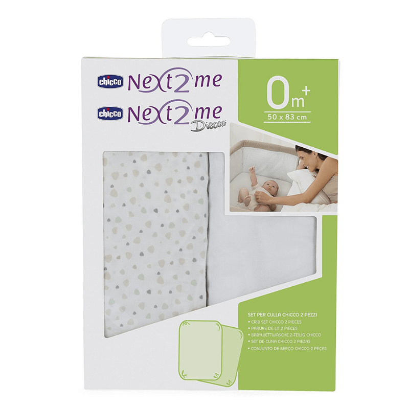 Chicco Next2Me Crib Set of 2 Fitted 