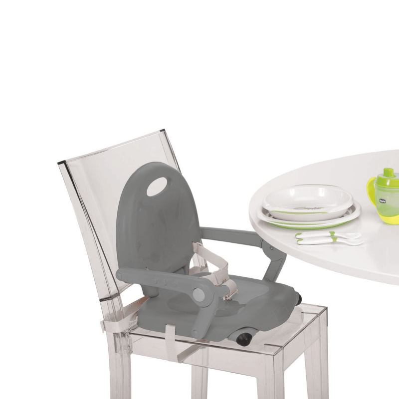 Chicco Pocket Snack Booster Seat Highchair - Dark Grey