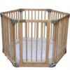 Clippasafe Wooden Playpen & Room Divider with white back ground