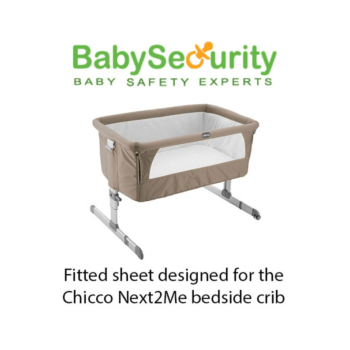 DK Glovesheet Organic Fitted Sheet - Fits Chicco Next2Me Crib Chicco