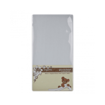 DK Glovesheets Organic Sheet For Large Travel Cot (105cmx75cm) - White