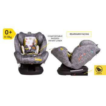 Cosatto All In All Group 0+/1/2/3 Car Seat - Dawn Chorus - Info 0+