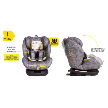 Cosatto All In All Group 0+/1/2/3 Car Seat - Dawn Chorus - Info 1