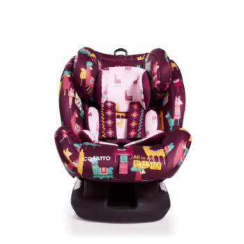 Cosatto All In All Group 0+/1/2/3 Car Seat - Llamarama - Front