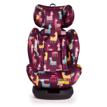 Cosatto All In All Group 0+/1/2/3 Car Seat - Llamarama - Front Ext