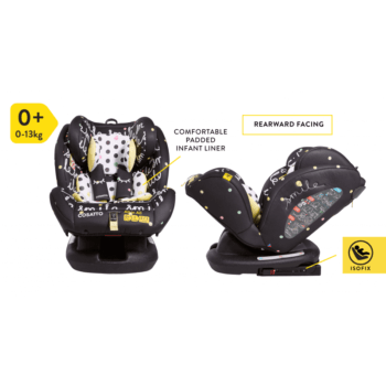 Cosatto All In All Group 0+/1/2/3 Car Seat - Smile - Info 0+