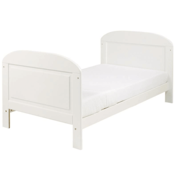 East Coast Angelina Cot Bed - White - Toddler Bed