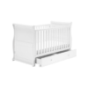 East Coast Alaska Sleigh Cot Bed - White