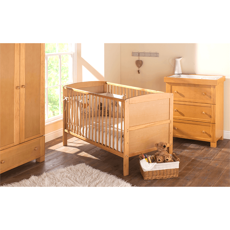 East Coast Hudson Cot Bed Solid Wood Design Antique