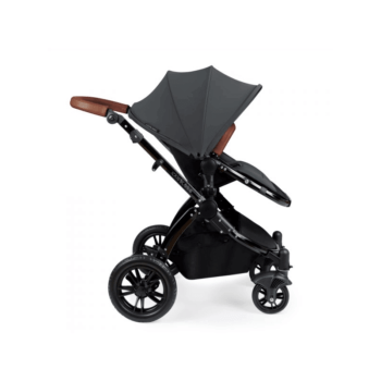 Ickle Bubba Stomp V3 All-In-One Travel System - Graphite Grey / Black - Pushchair Side