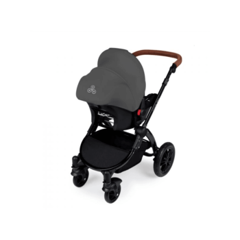 Ickle Bubba Stomp V3 All-In-One Travel System - Graphite Grey / Black - Car Seat Left